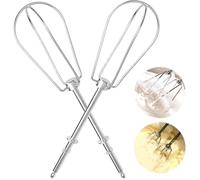 Fouets pour Batteur à Main - Rechange - Acier Inoxydable - 2 pièces - Compatible Lave-Vaisselle - Durable