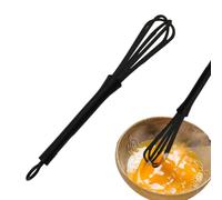 Fouets pour la cuisine,Fouet de cuisine Prise en main confortable sténopé | Fouet à œufs Acier inoxydable, Ballon, Fil, Beurre, Farine, Oeuf, Mélanger, Mélanger, Fouetter, Remuer, Battre, Main, Ma Noir