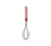 Fouets pour la cuisine, Fouet fouet for la maison avec fil en acier inoxydable et poignées antidérapantes, poignée à crochet suspendu(Pink)