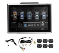 FOUF Lecteur DVD de Voiture Double 22,9 Cm, CD Portable pour Appuie-tête, Carte USB/SD, écran Tactile HD 1920 X 1200, Prise en Charge Bluetooth 2 G RAM 16 ROM, Vidéo D'appui-tê