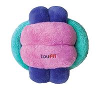 fouFit FouFouBrands Hide n Seek Boule à renifler nouée Distributeur de friandises pour chiens, Rose, Vert, Violet, Taille L