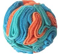 FOUFIT Hide n Seek Jouet à renifler pour Chien Bleu/Orange Taille L 15,2 cm