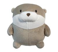 fouFIT Marshmallow Squishers Jouet en peluche douce pour chien Loutre
