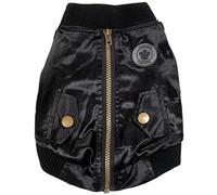 FouFou Dog 62516 Bomber Veste pour Chien Noir Taille M