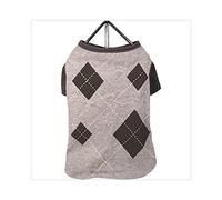 FouFou Dog FFDAT 57037 Argyle Tee Green S T-Shirt pour Chien 540 g