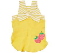 FouFou Dog FFDMSD 56010 Miss Strawberry Dress Yellow S Robe pour Chien 540 g