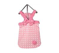 FouFou Dog Miss Polka Dot Dress Pink M Robe pour Chien