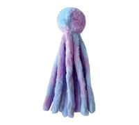 foufouBRAND - Grand jouet pelucheux en forme de pieuvre Wuzzy - 41,7 cm de hauteur - Rose et violet - Accessoires pour animaux de compagnie