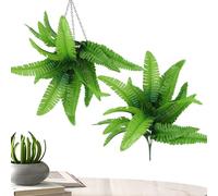 Fougère Artificielle Boston, fougères artificielles, réalistes, végétation avec Textures de Feuillage détaillées, pour Balcon, Salle d'étude, Salle de Cette