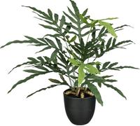 Fougère bleue en pot 53 cm gris - plante artificielle réaliste pour la décoration et le bureau