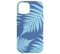Fougère Bleue Feuilles Botanique Nature Feuille Forêt Coque pour iPhone 14