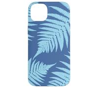 Fougère Bleue Feuilles Botanique Nature Feuille Forêt Coque pour iPhone 14 Plus