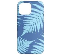 Fougère Bleue Feuilles Botanique Nature Feuille Forêt Coque pour iPhone 16 Pro Max