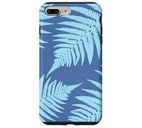Fougère Bleue Feuilles Botanique Nature Feuille Forêt Coque pour iPhone 7 Plus/8 Plus