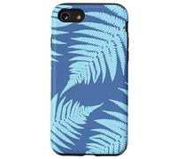 Fougère Bleue Feuilles Botanique Nature Feuille Forêt Coque pour iPhone SE (2020) / 7/8