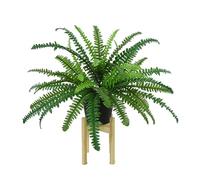 Fougères artificielles pour utilisation en extérieur, décoration de végétation réaliste résistante aux rayons UV, pour véranda, patio, balcon, jardin, salon, restaurant, etc