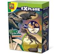 Fouille de Dinosaures et de Squelettes 2 en 1 - T-Rex Multicolore G