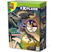 Fouille de dinosaures et de squelettes 2en1