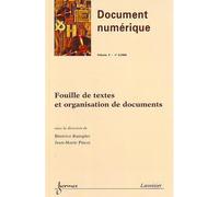 Fouille de textes et organisation de documents document num - Rumpler Beatrice - Hermes Science Publications - broché - Livre