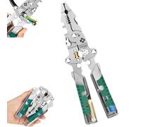 Fouilles électriques, Décapant De Fil De Tournevis à Stylet Pliant, One Piece A 14 Fonctions, Coupe-fil De Fil Multitool Avec Testeur De Tension, Pour Couper, Tirer 1pcs
