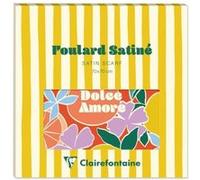 Foulard 70x70 cm satiné Dolce Amore Clairefontaine G