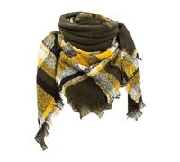 Foulard à carreaux pour femme - Écharpe carrée - Écharpe à carreaux - Gants et écharpe, ag, A
