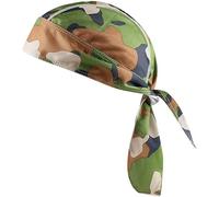 Foulard Bandana de Cyclisme Sport Camouflage Bonnet sous Casque de Vélo Anti-Soleil/UV Bandana de Pirate Hip-Hop Séchage Rapide Calotte de Moto Respirant Tête de Protection pour Homme Femme