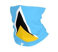 Foulard, Bandeau, Masque de Sport Multifonctionnel, Bracelets pour Hommes et Femmes à l'effigie du Drapeau de Sainte-Lucie
