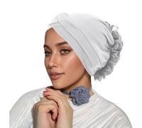 Foulard/bandeau musulman élégant en dentelle brodée, pour couvrir le front avec style, hijab#05