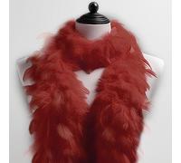 Foulard boa à plumes env. 180 cm de long Fabriqué à partir de véritables plumes colorées - Accessoire de costume parfait, Charleston, années 20, Flapper, Carnaval, fête à thème, bricolage, décoration