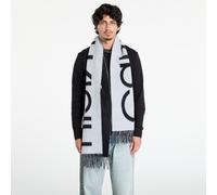 Calvin Klein Bold Logo Brushed Wool Scarf Black/quiet Gray Taille: OS | Écharpes Outlet | Homme | Gris