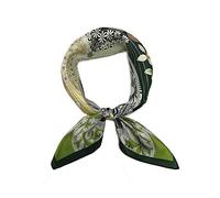 Foulard carré 100% soie de mûrier, léger, 53 x 53 cm, Small