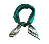 Foulard carré 100% soie de mûrier, léger, 53 x 53 cm, Small