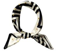 Foulard carré 100% soie de mûrier, léger, 53 x 53 cm, Small