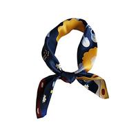 Foulard carré 100 % soie de mûrier, léger, 53 x 53 cm, Small