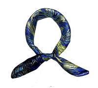 Foulard carré 100% soie de mûrier, léger, 53 x 53 cm, Small