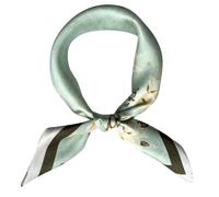 Foulard carré 100% soie de mûrier, léger, 53 x 53 cm, Small