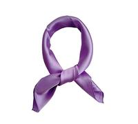 Foulard carré couleur unie 57 * 57cm (Lavande)