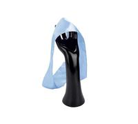 Foulard Cheveux Femme 1 pièces Satin bord pose écharpe enveloppement for cheveux frontale perruque poignée doux bandeau for maquillage Sport Yoga bandeau(1pcs Light blue)