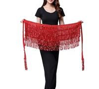 Foulard Danse Orientale avec PièCes, Robe de danse du ventre for femmes, ceinture de chaîne de taille brillante, accessoires de spectacle sur scène Hula, accessoire de Costume de danse du ventre, jupe