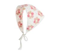 Foulard de cheveux en crochet français pour femmes, bandanas ethniques décoratifs, bandeau élégant à fleurs, écharpe de cheveux photo
