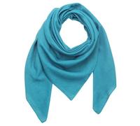 Foulard de coton fine et tissée dense pétrole toile carrée