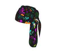 Foulard de cyclisme imprimé tête de mort Halloween sous casque respirant séchage rapide embrasse dos moderne doublure moto
