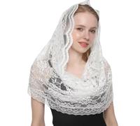 Foulard de masse latine voile femme église catholique Mantilla voile dentelle couvre-tête