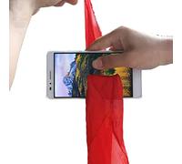 Foulard de Soie - Accessoire de Magie interactif - Illusion de téléphone Portable - Accessoire de Magicien Amusant pour débutants, Adultes, fête, Spectacle de scène, Divertissement, Spectacle