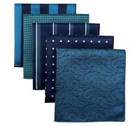 Foulard DéCoratif 5 Pcs Mens Pocket Squares Handkerchiefs Set Pour DéCoration(Color3)