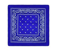 Foulard DéCoratif 5pcs Bandana Square Scarf Headband Printed For Women/Men/Boys/Girls Pour DéCoration(Blue)