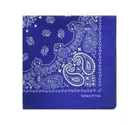 Foulard DéCoratif 5pcs Cotton Double Bandanas Headscarf Comfortable Multipurpose Handkerchief Pour DéCoration(Color8)