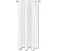 Foulard décoratif Alessia ruban universel blanc - blanc perle 140x145cm