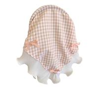 Foulard décoratif en dentelle française pour fille - Élégant bandeau décoratif pour festival de musique - Ornements de cheveux